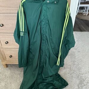 Adidas Ivy Park Green Jacket with Yellow Accents